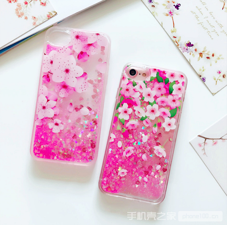 十里桃花流沙手机壳