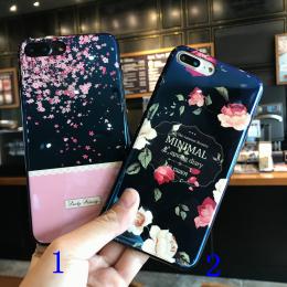 粉色樱花，蔷薇花自动修复华恒蓝光手机软壳